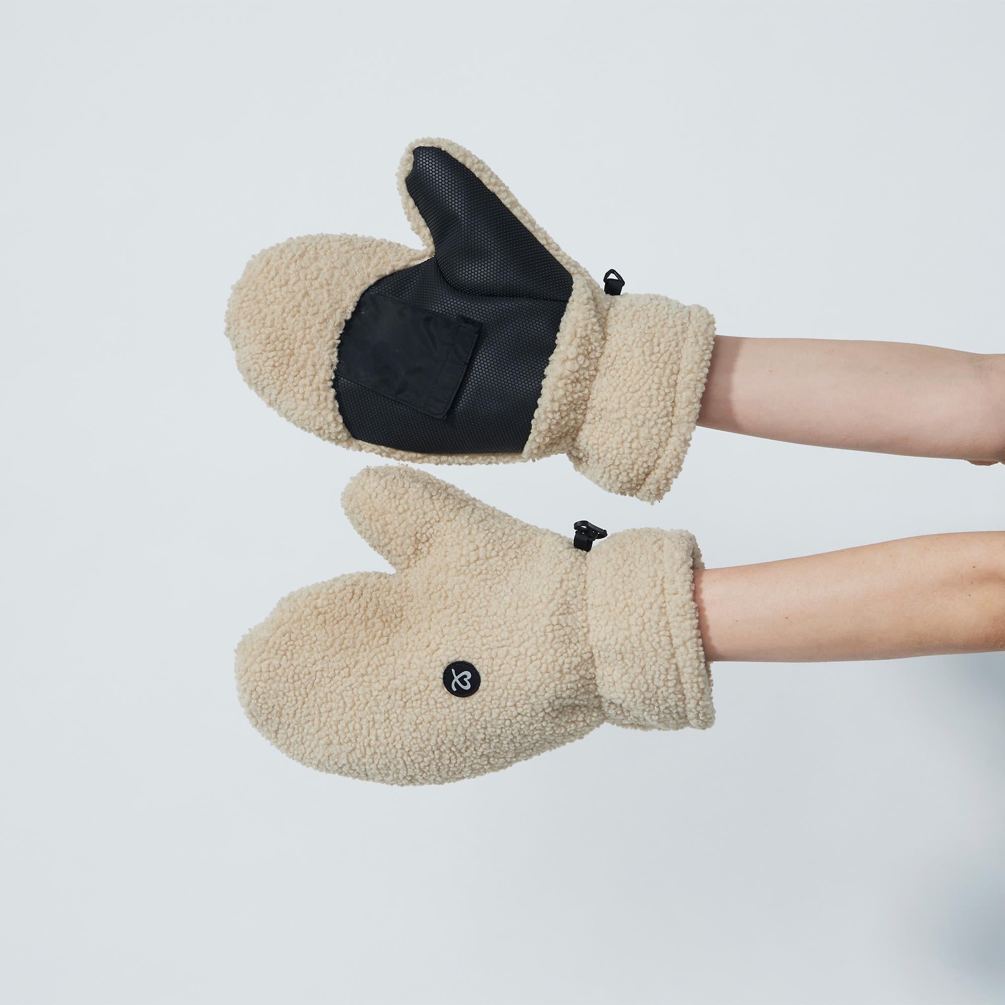 Daily Sports Pile Ladies Golf Mittens Raw